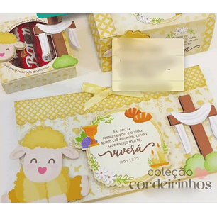 Arquivo Páscoa Kit Caixas Cordeiro