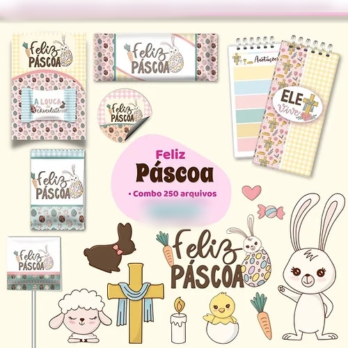 Arquivo Páscoa Combo Feliz Páscoa  1