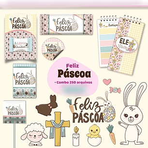 Arquivo Páscoa Combo Feliz Páscoa 