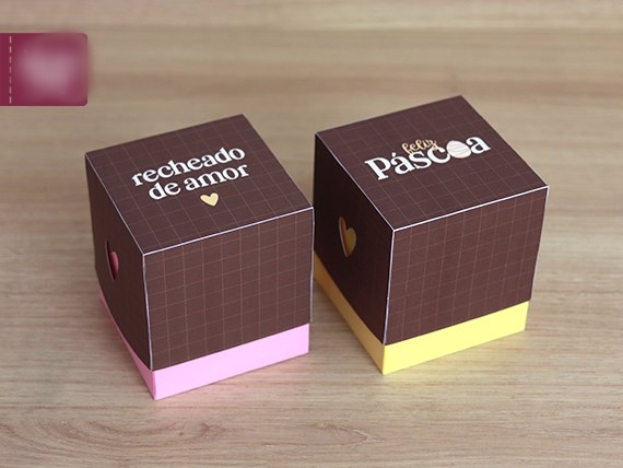 Arquivo Páscoa Caixa Cubo Kit  1
