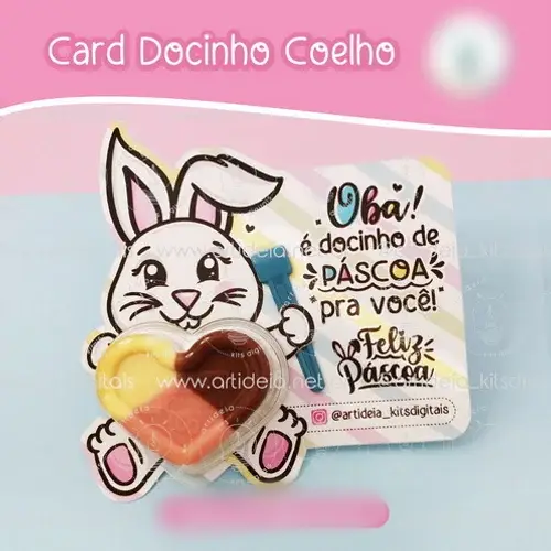 Arquivo Páscoa Card Doce Coelho 1