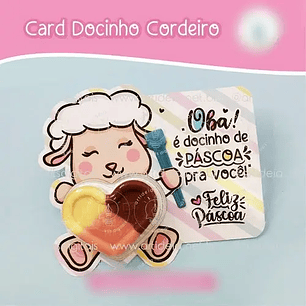Arquivo Páscoa Card Doce Cordeiro 