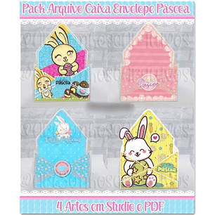 Arquivo Páscoa Caixa Envelope 
