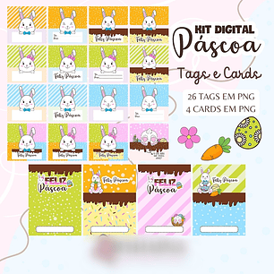 Arquivo Páscoa Tags e Cards 