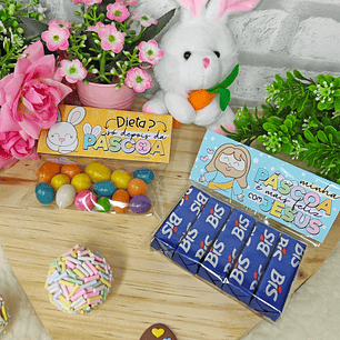 Arquivo Páscoa Lapelas para Saquinho 