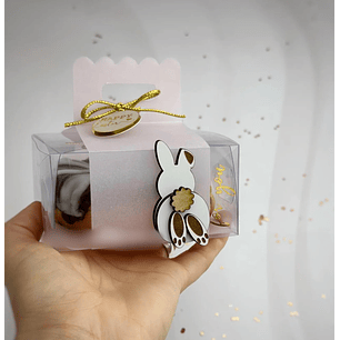 Arquivo Páscoa Caixa Acetato Coelho 