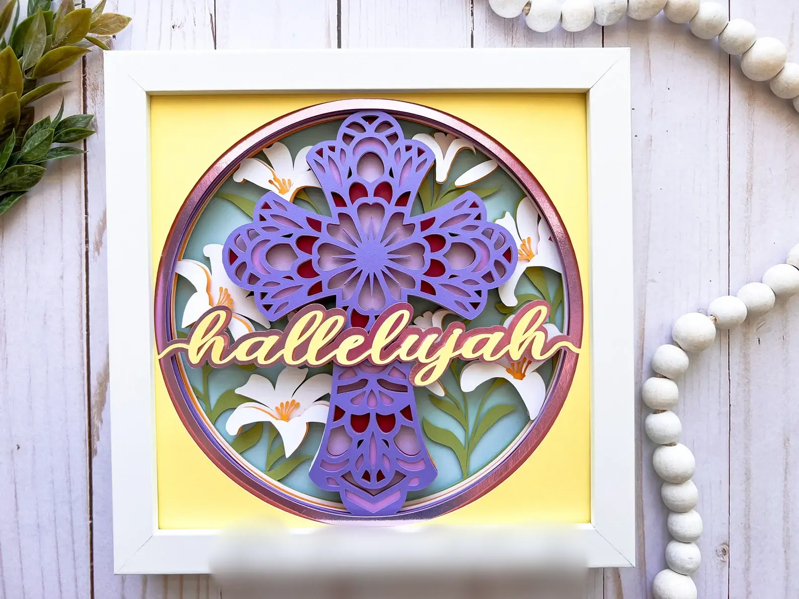 Arquivo Páscoa Quadro Halleluyah 1