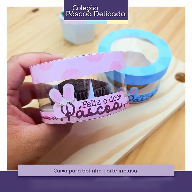 Arquivo Páscoa Caixa CupCake  1