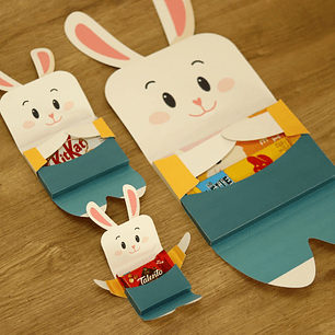 Arquivo Páscoa Envelope Chocolate Coelho 