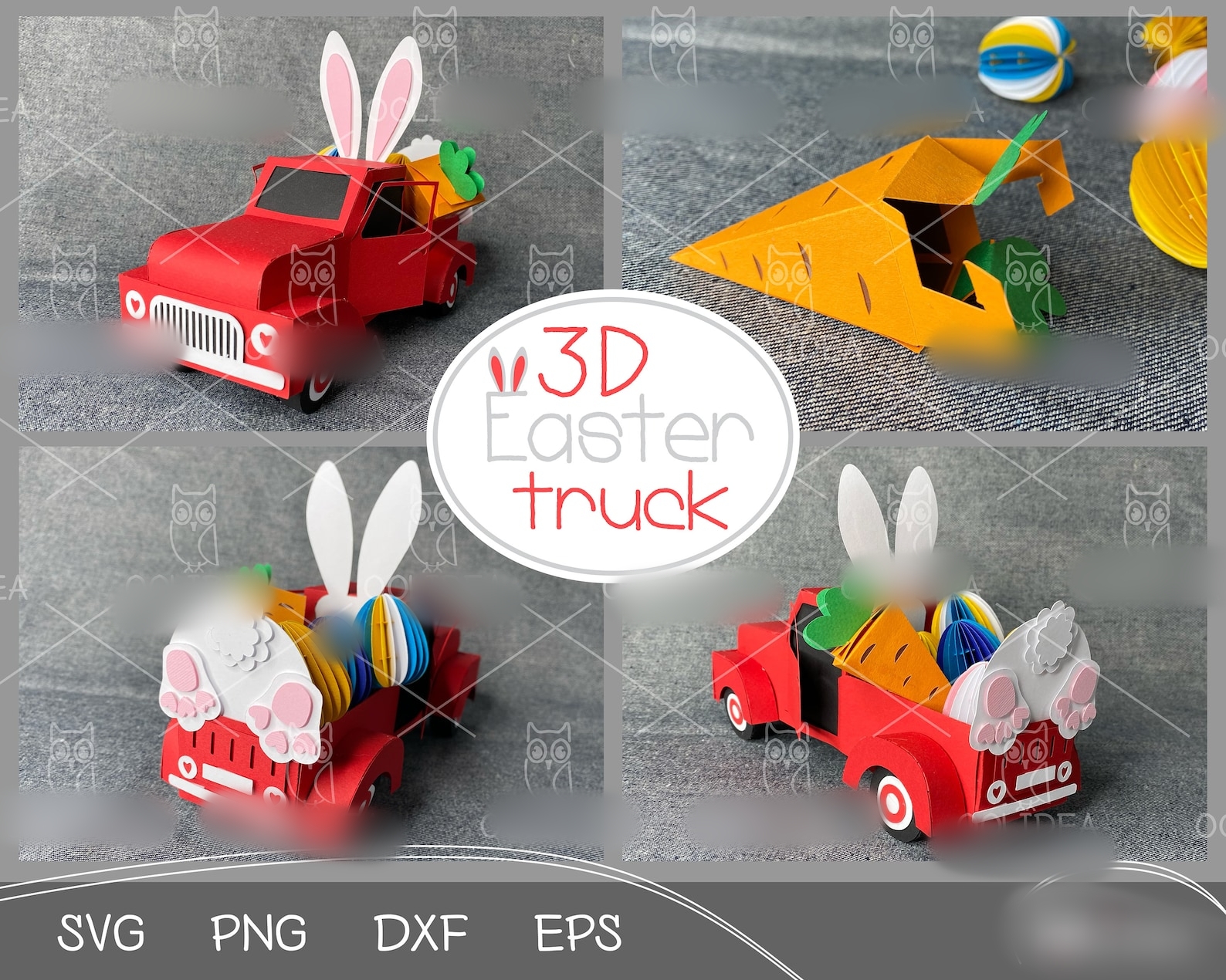 Arquivo Páscoa Caixa Carrinho Cenouras  1