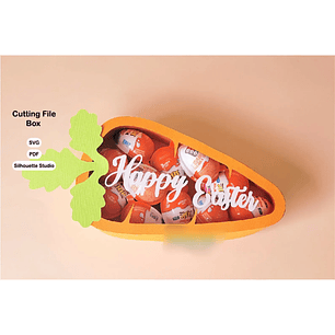 Arquivo Páscoa Caixa Cenoura 