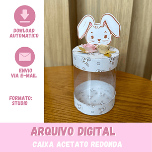 Arquivo Páscoa Caixa Acetato Redonda 