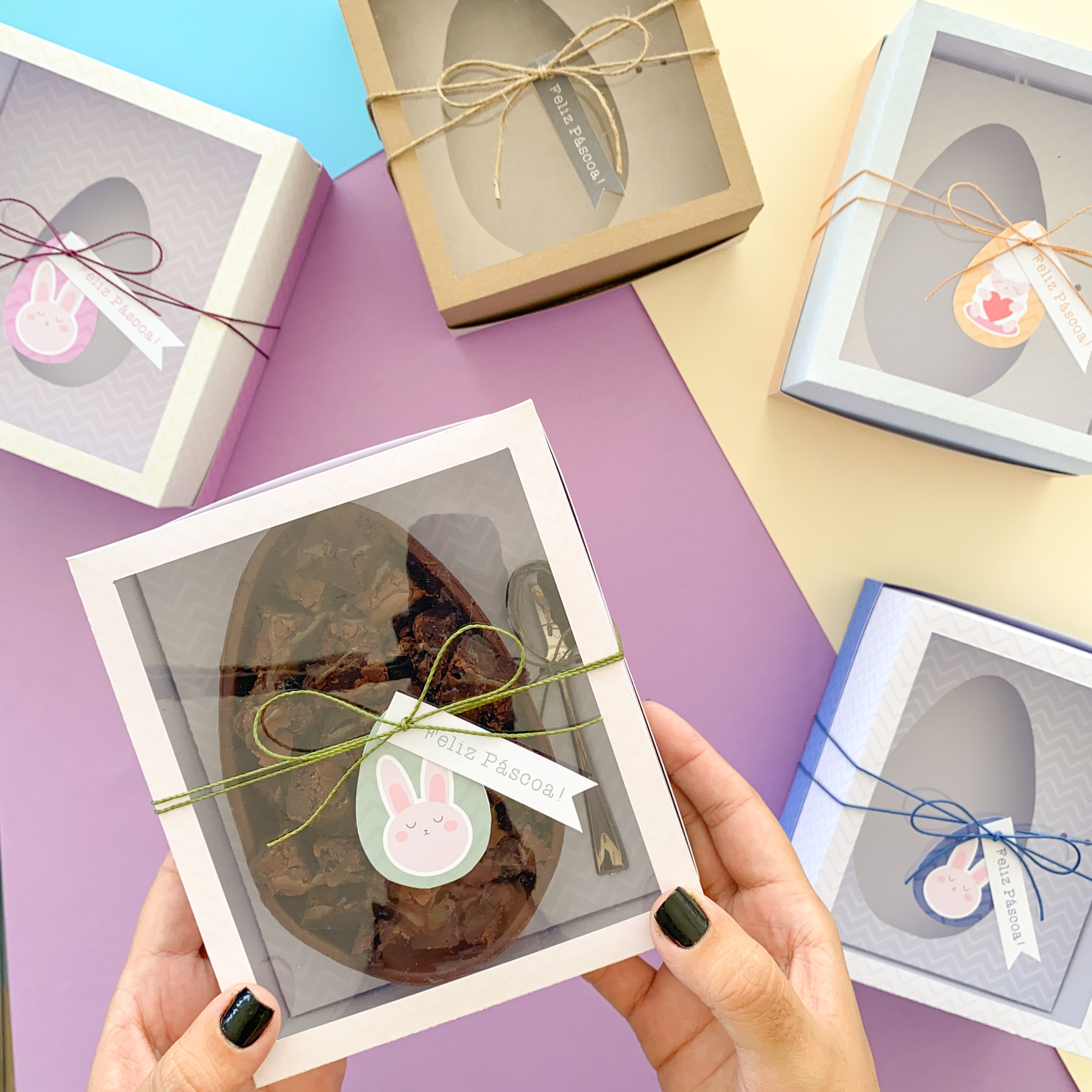 Arquivo Páscoa Caixa para Ovo de Colher  1