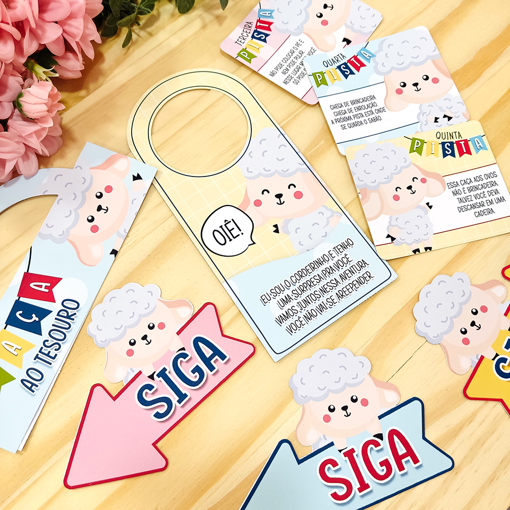 Arquivo Páscoa Caça aos Ovos Cordeirinho  1