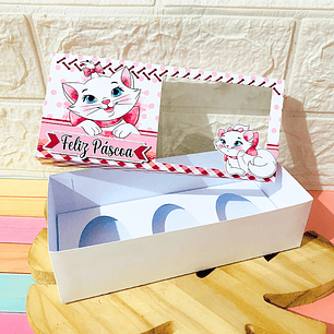 Arquivo Páscoa Caixa 3 Ovos Gatinha Marie 