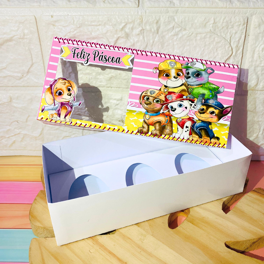 Arquivo Páscoa Caixa 3 Ovos Patrulha Canina Rosa 1