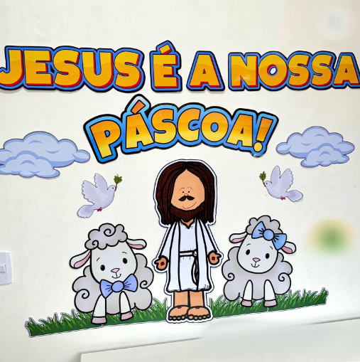Arquivo Páscoa Painel Jesus é a Nossa Páscoa  1
