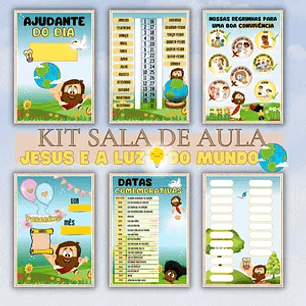 Arquivo Páscoa Kit Sala de Aula Jesus