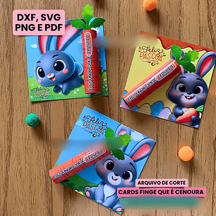 Arquivo Páscoa Cards Finge que é Cenoura 