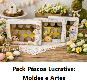 Arquivo Pack Páscoa Moldes e Artes 1