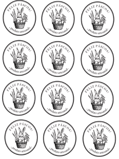Arquivo Páscoa Tag Vintage  1