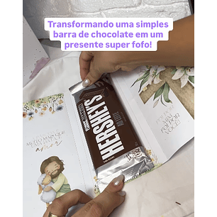 Arquivo Páscoa Capa para Barra de Chocolate 