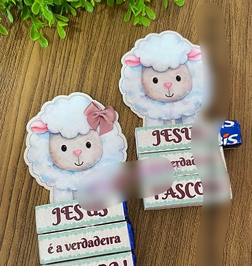 Arquivo Páscoa Card Bis Ovelhinha  1