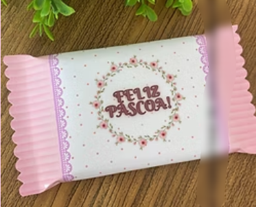 Arquivo Páscoa Adesivo KitKat Azul e Rosa  1