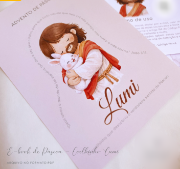 Arquivo Páscoa Ebook de Páscoa Coelhinho  1