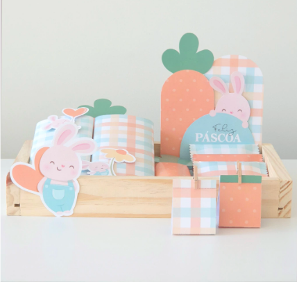 Arquivo Páscoa Kit para Cesta  1