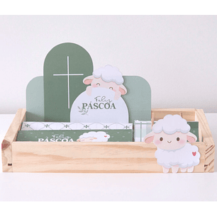 Arquivo Páscoa Kit para Cesta Ovelhinha 