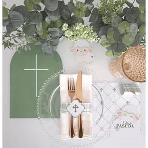 Arquivo Páscoa Kit para Mesa Posta Ovelhinha 