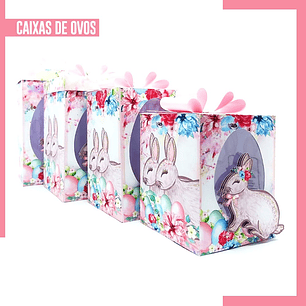 Arquivo Páscoa Caixa Ovo em Pé 150g 250g 350g 500g