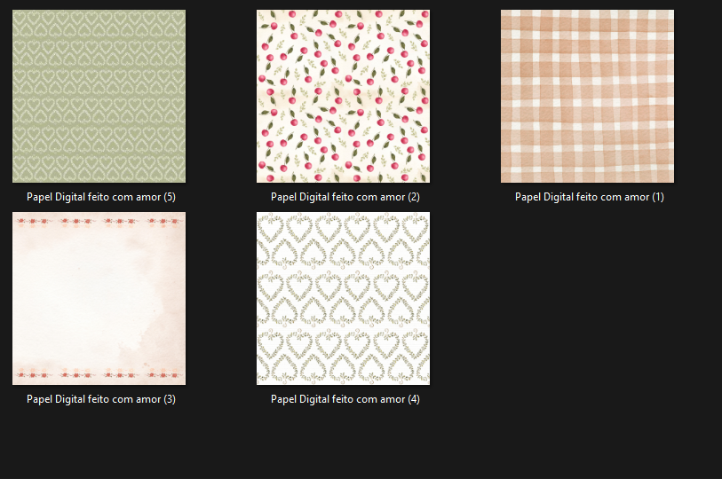 Arquivo Kit Digital Feito com Amor Confeitaria 3