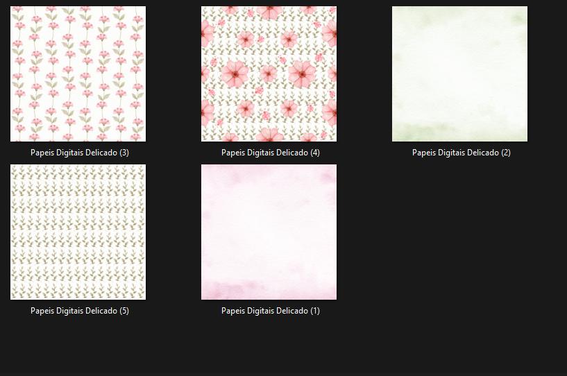 Arquivo Kit Digital Delicado Borboletas e Floral 3