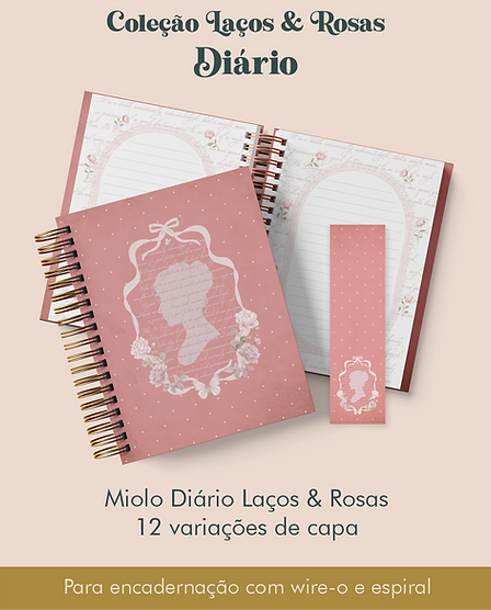 Arquivo Diário Coleção Laços e Rosas Wireo 1