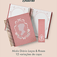Arquivo Diário Coleção Laços e Rosas Wireo - Thumbnail 1