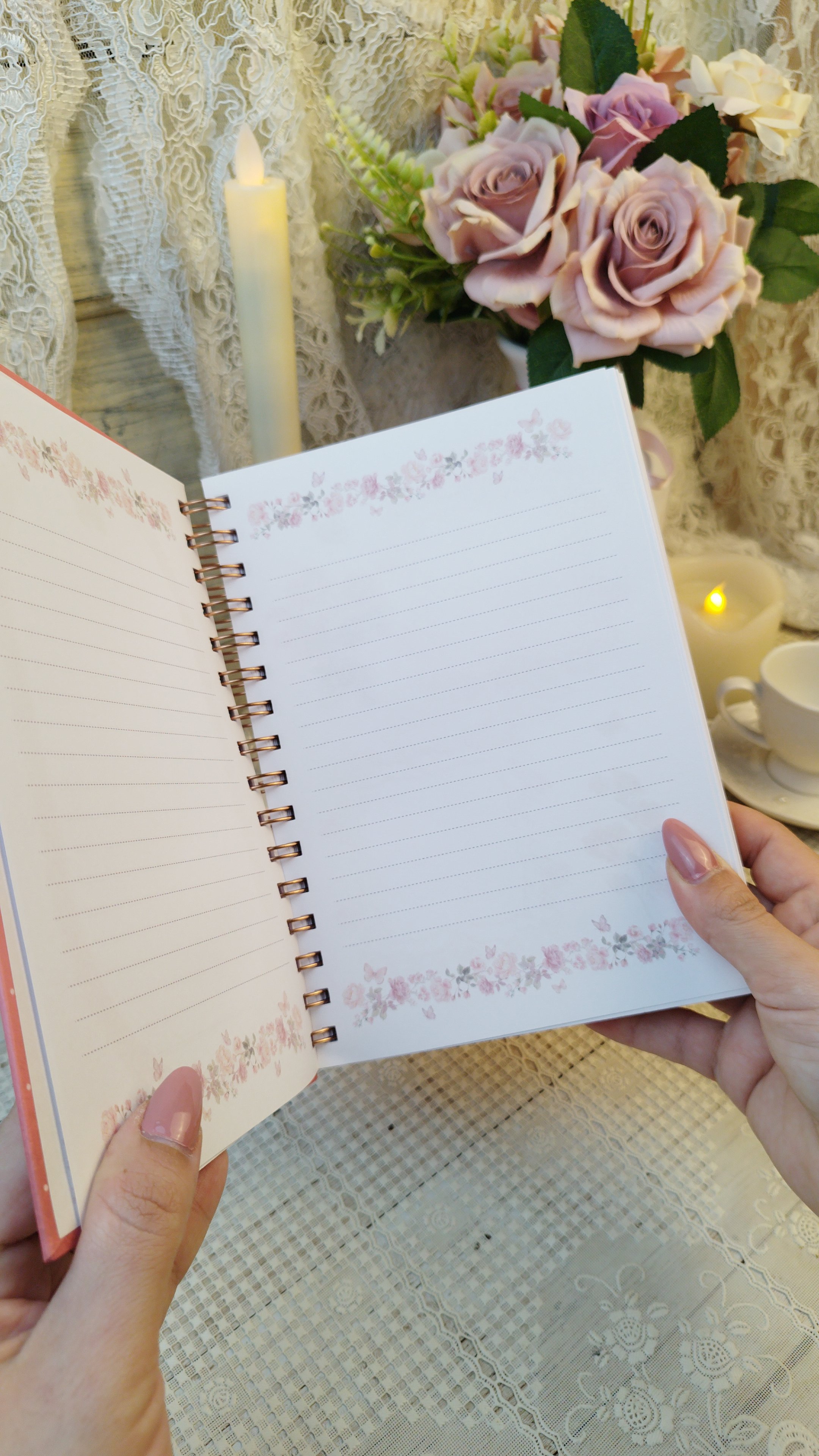 Arquivo Diário Coleção Laços e Rosas Wireo 3