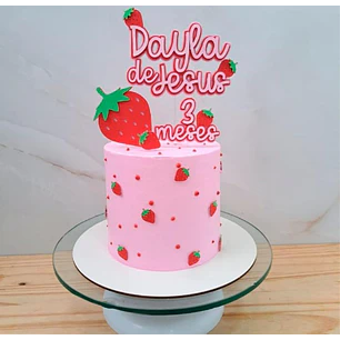 Arquivo Topo de Bolo Morango Frutinhas