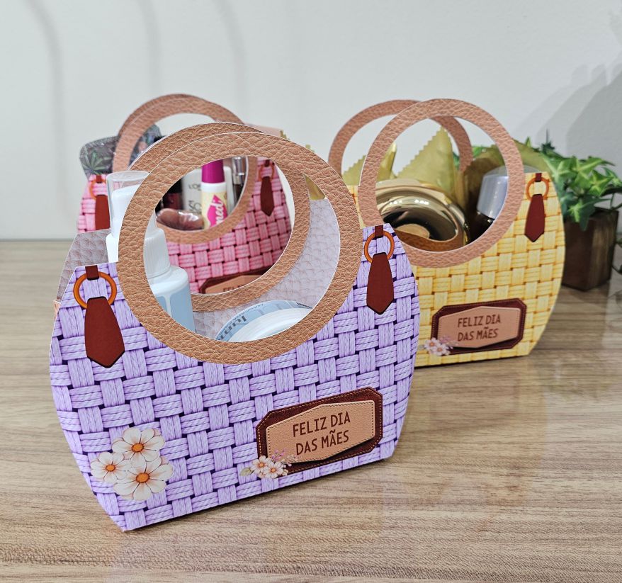 Arquivo Dia das Mães Bolsas com Alça M 18x17x6 cm 2