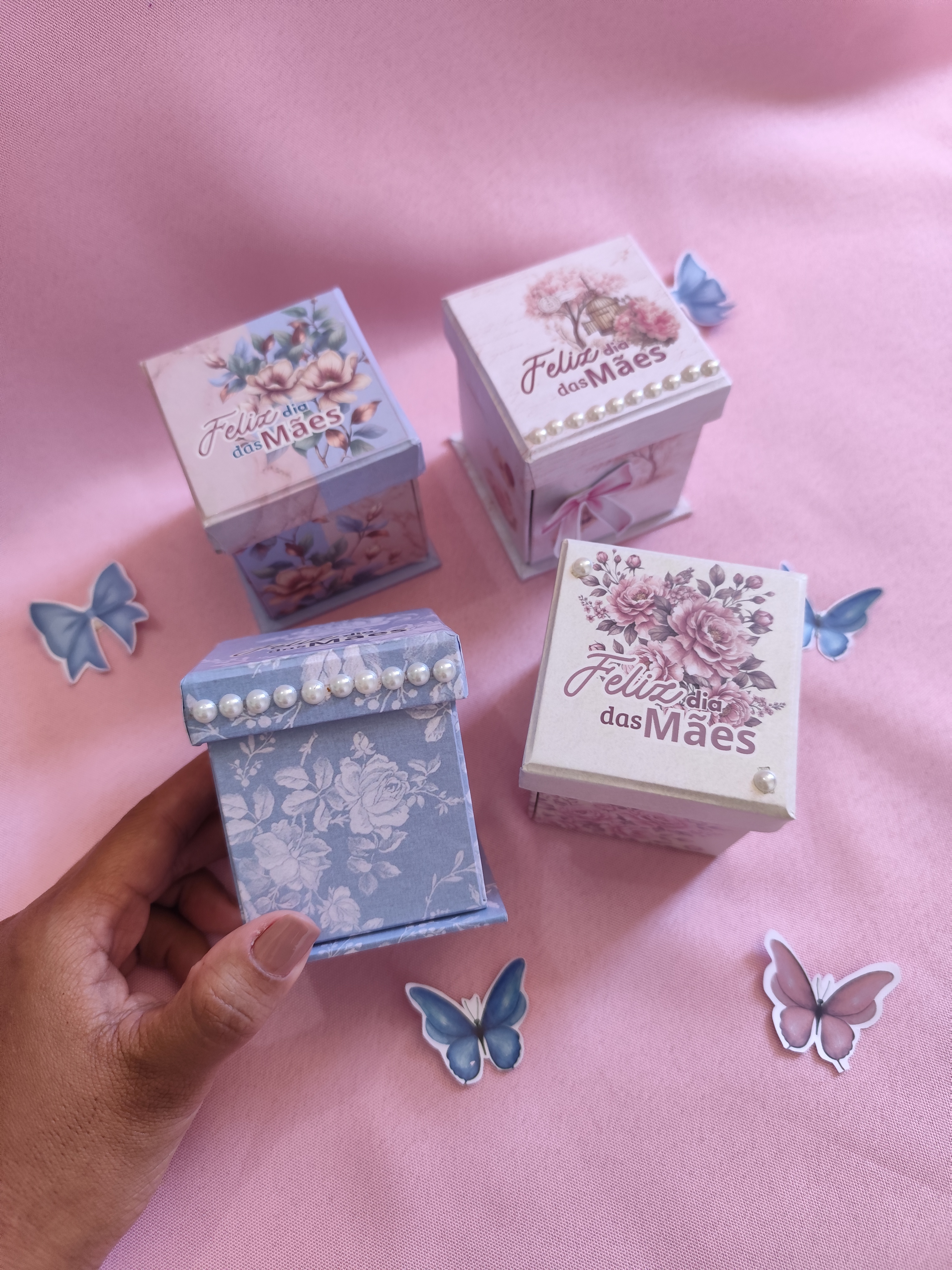 Arquivo Caixinha Cartonada Coleção Amor de Mãe 4