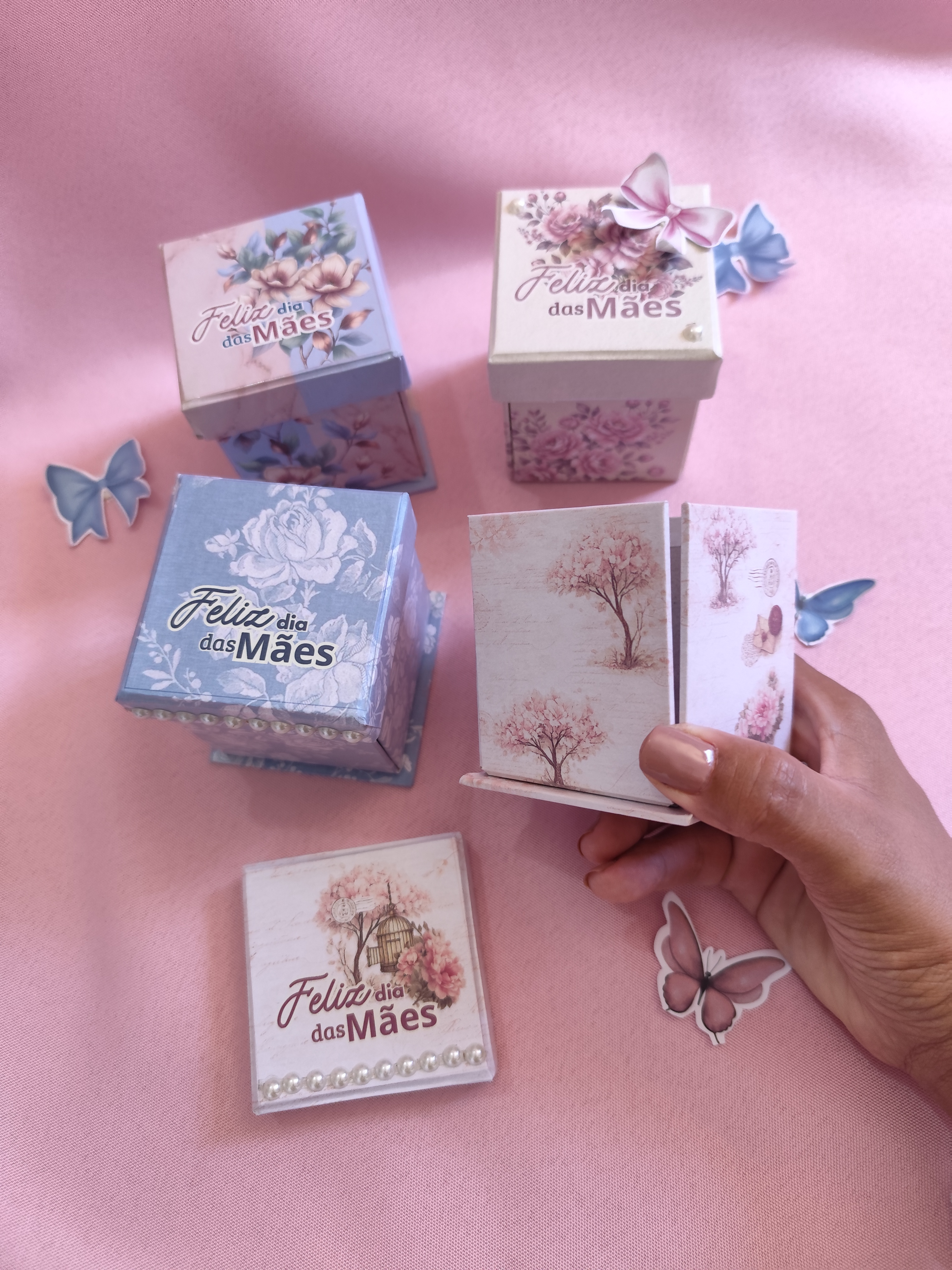 Arquivo Caixinha Cartonada Coleção Amor de Mãe 8