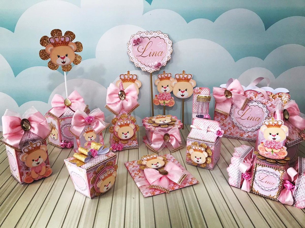 Arquivo de Corte Ursinha Princesa 1