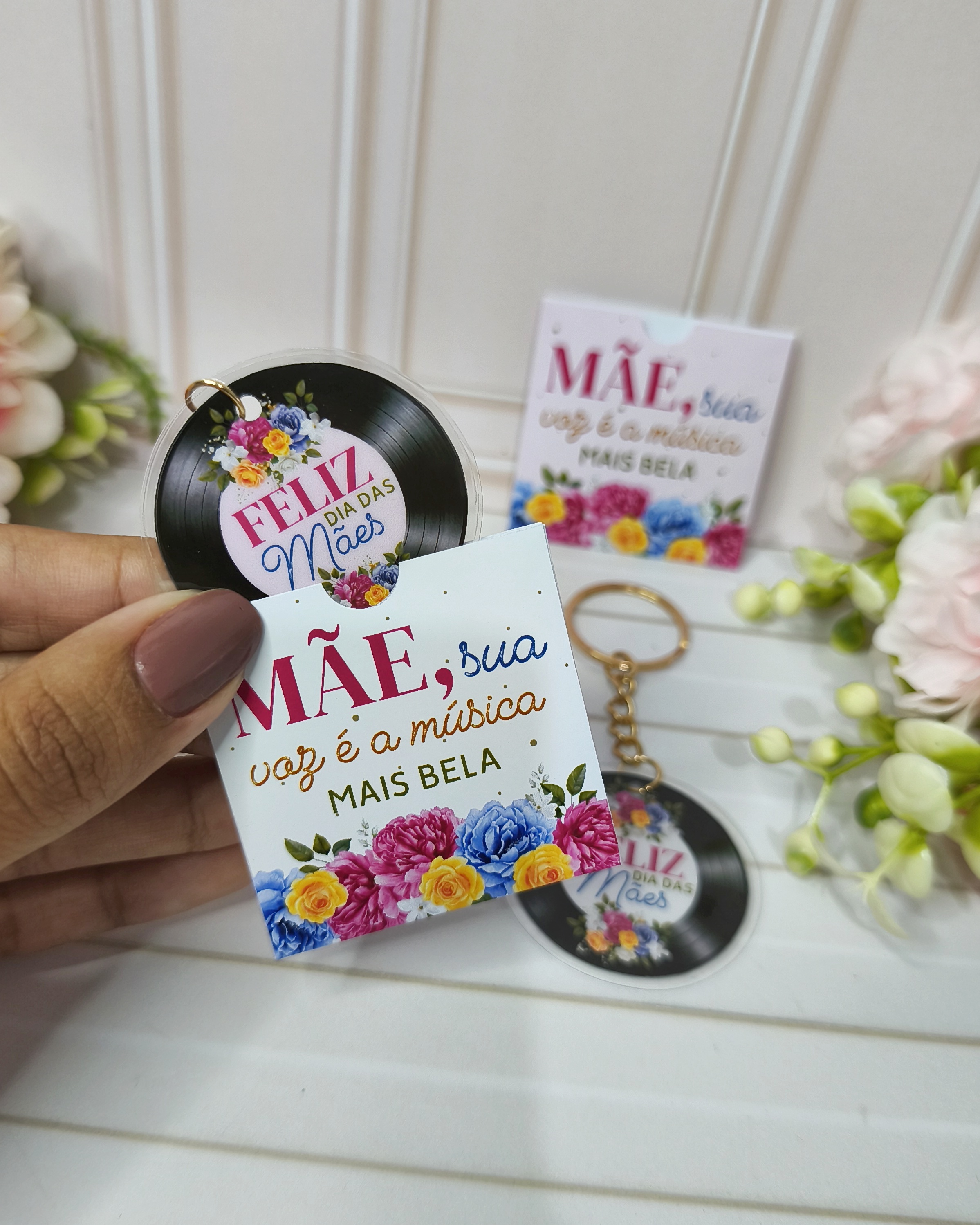 Arquivo Dia das Mães Capa + Chaveiro Disco 1