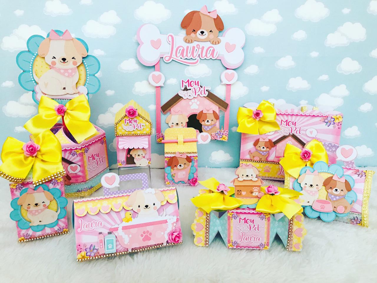 Arquivo de Corte Meu Pet Rosa 1