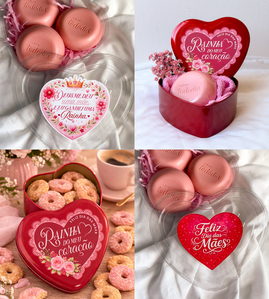 Arquivo Dia das Mães Rótulos para Caixa Coração 1