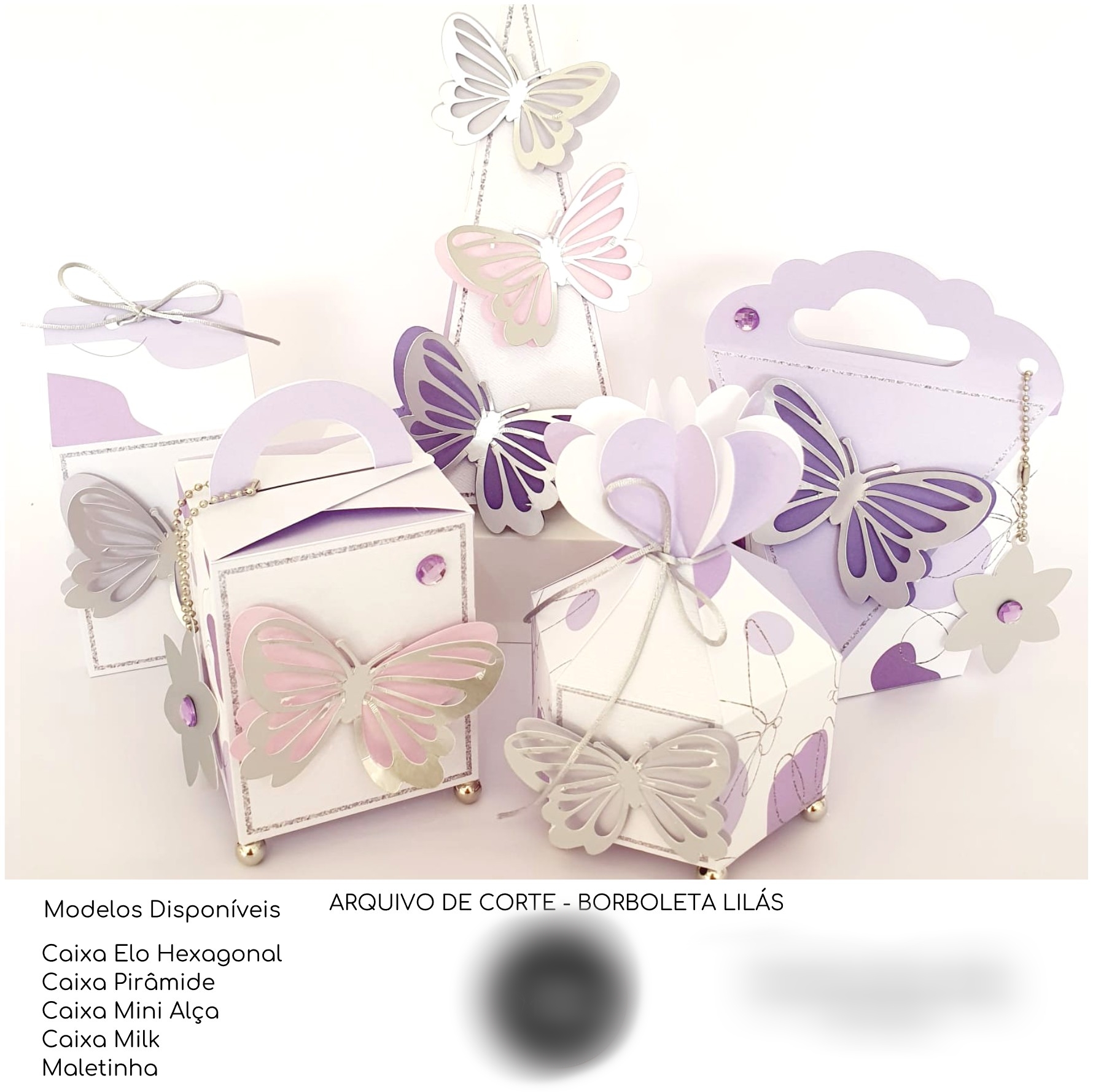 Arquivo de Corte Borboleta Lilás  1