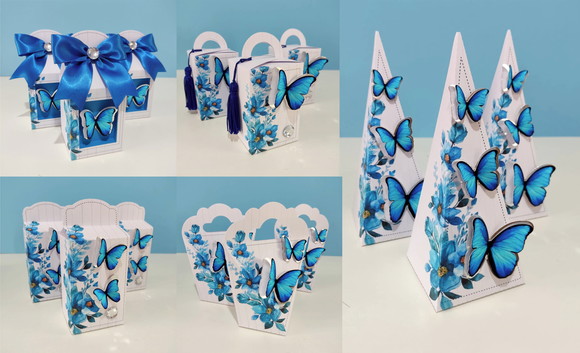 Arquivo de Corte Borboleta Azul 1