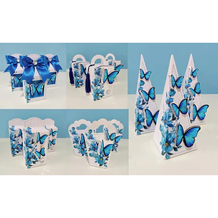 Arquivo de Corte Borboleta Azul