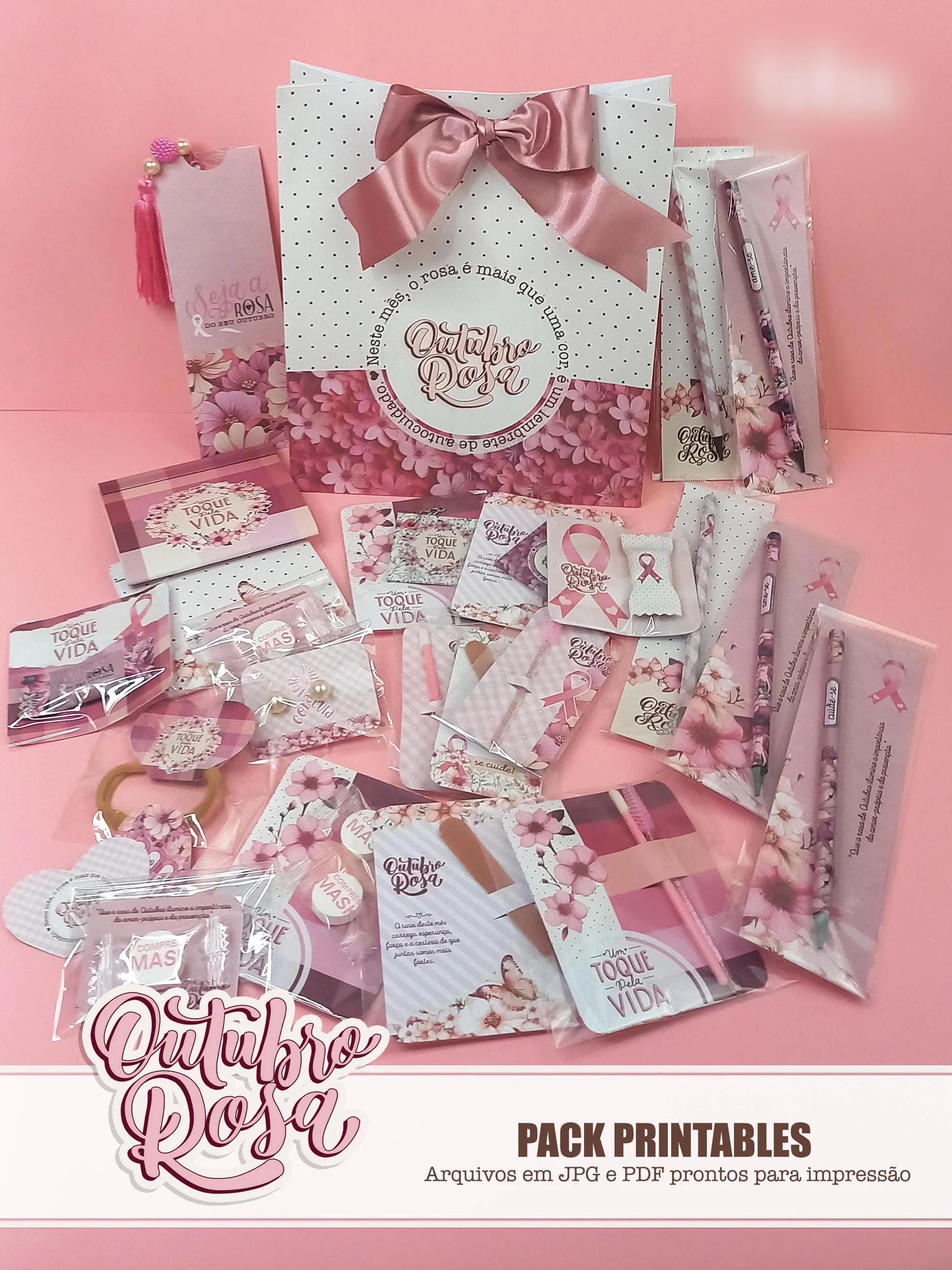 Arquivo De Corte Kit Outubro Rosa 1